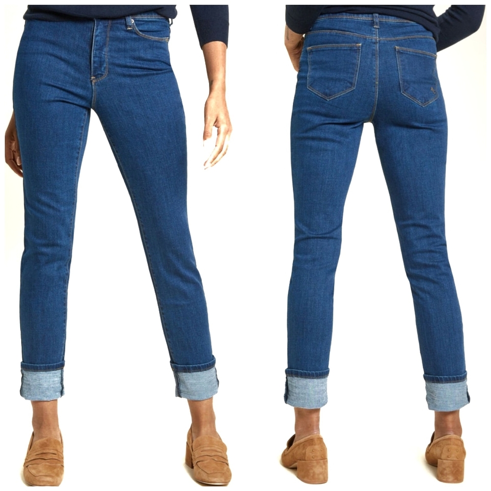 Modcloth High Rise blue jeans Size 2 - Picture 2 of 5